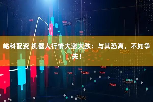 峪科配资 机器人行情大涨大跌：与其恐高，不如争先！